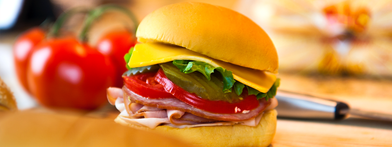 Burger close-up